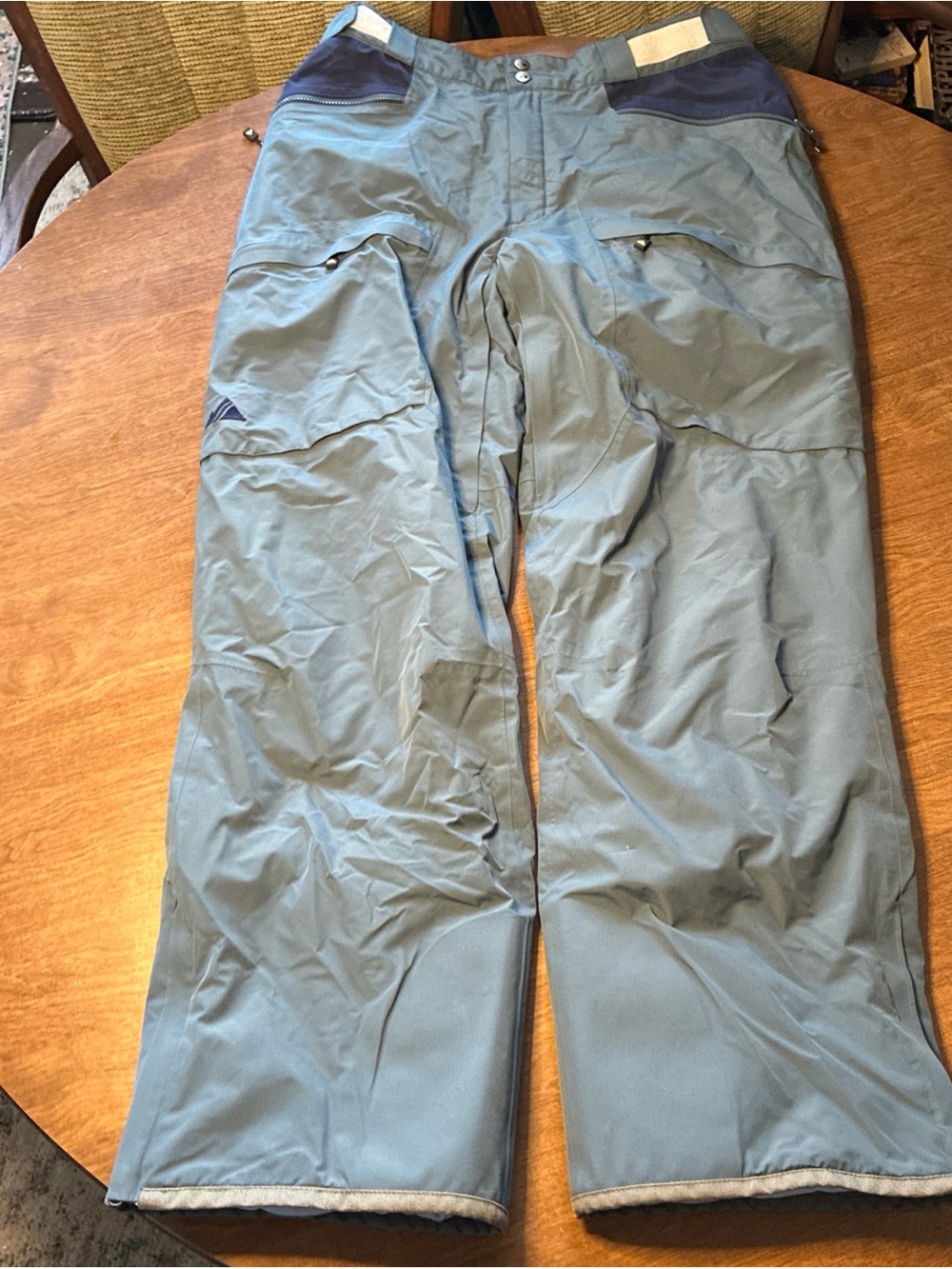 Strafe Men’s Ski Snow Blue Shell Pants Size Large